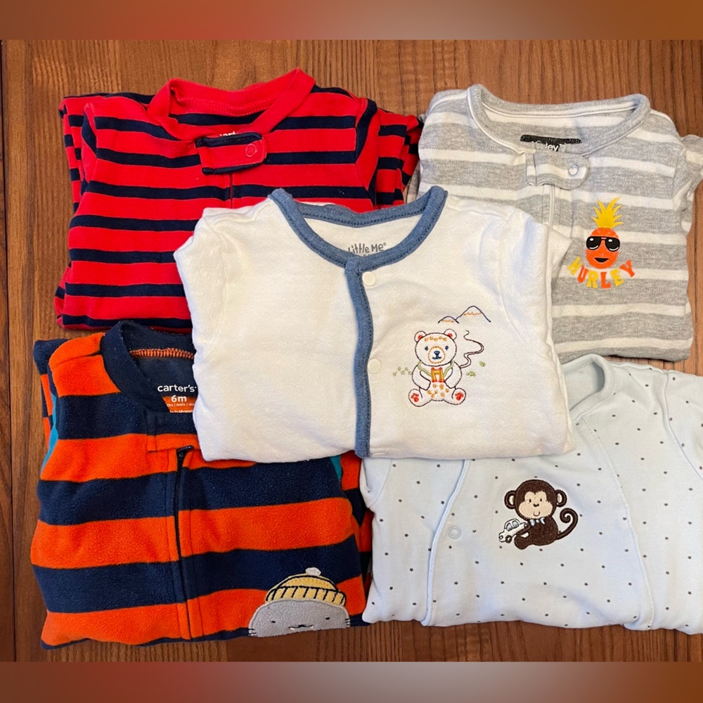 ‼️🚨Bundle 5/$15 pajamas Little me and Carters